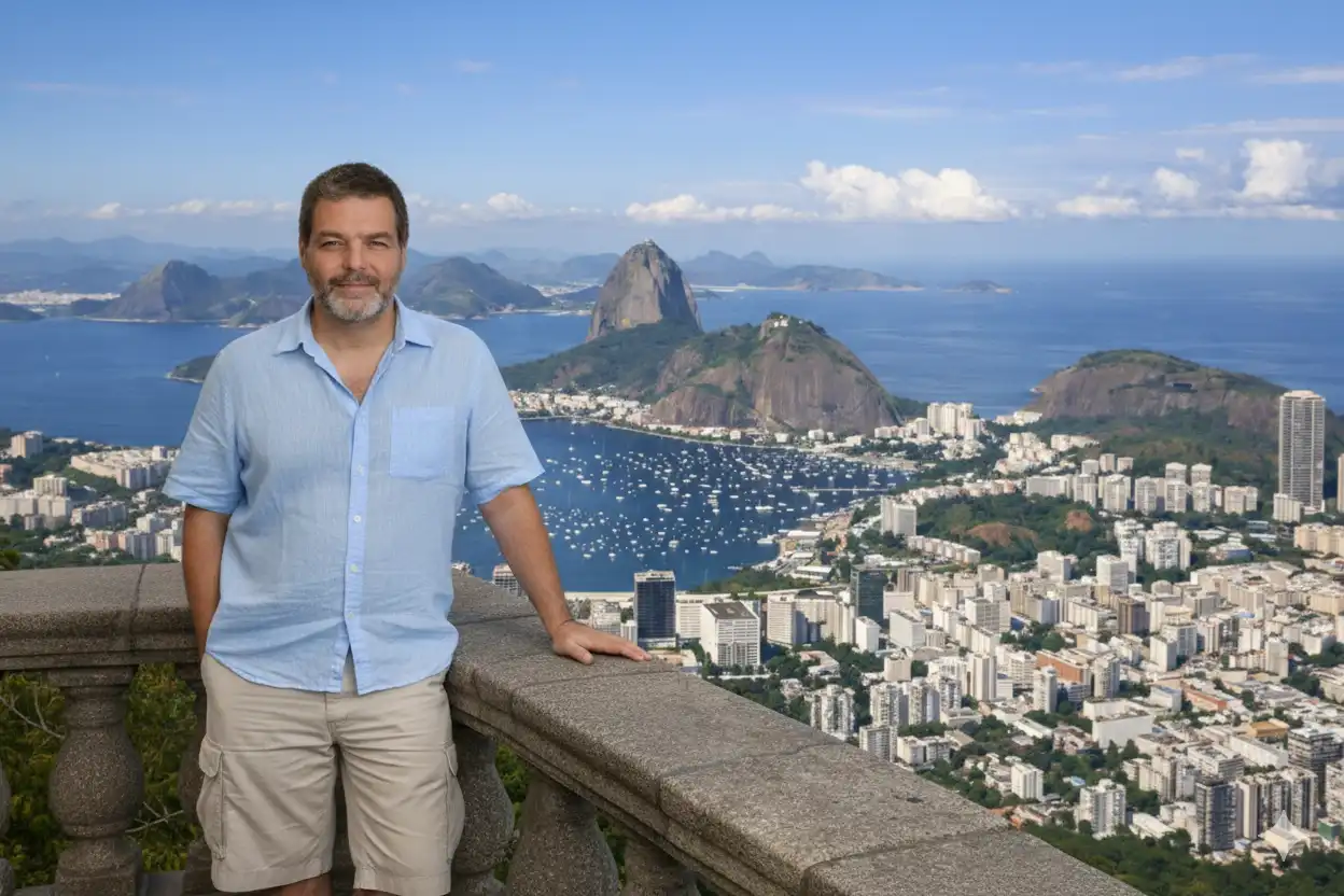 Christusstatue in Rio de Janeiro – Sicht aus der Nähe während einer Tour