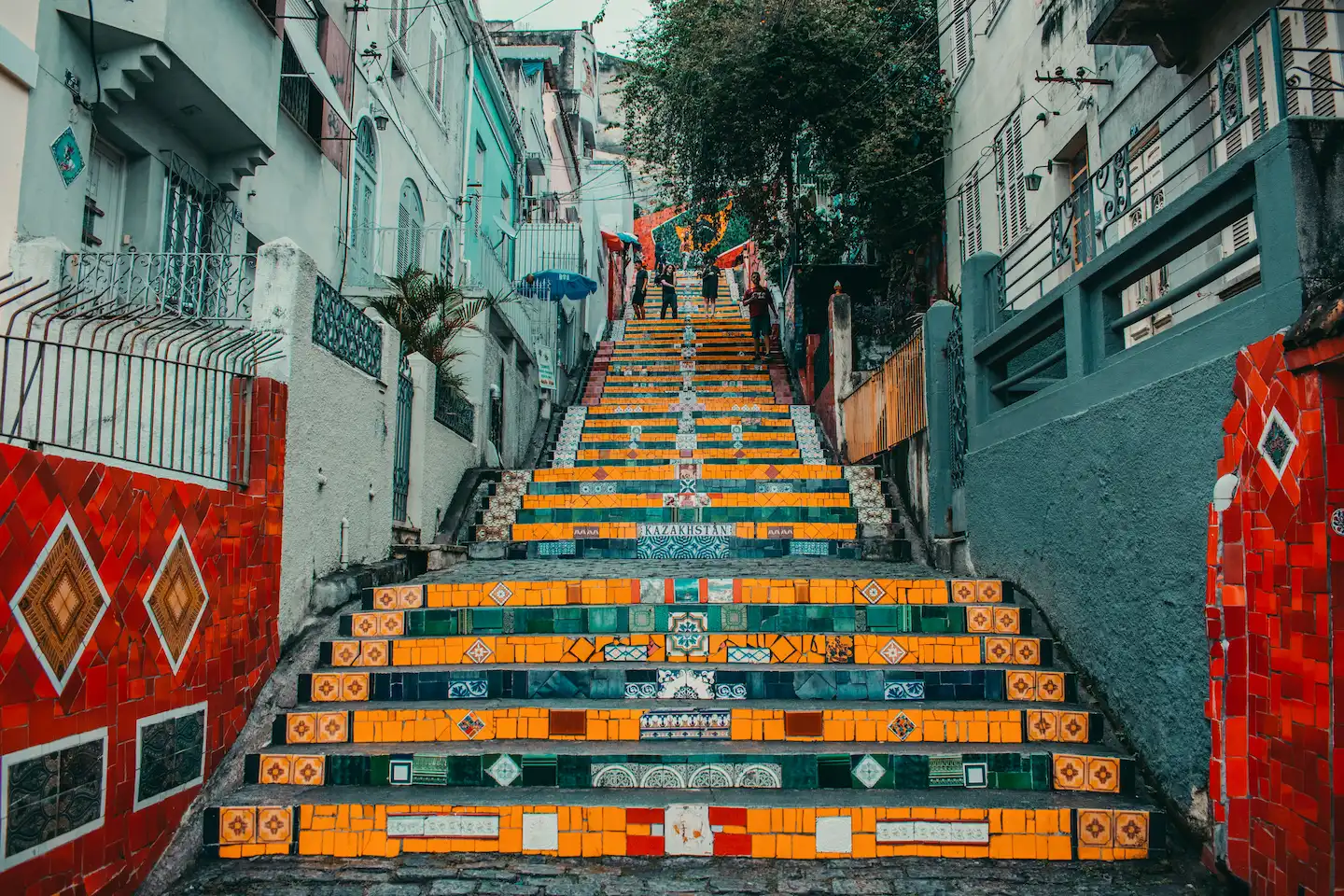 Escadaria Selarón im Stadtteil Lapa